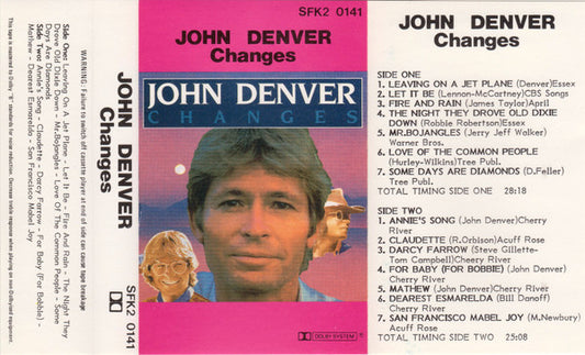 John Denver : Changes (2xCass, Comp)