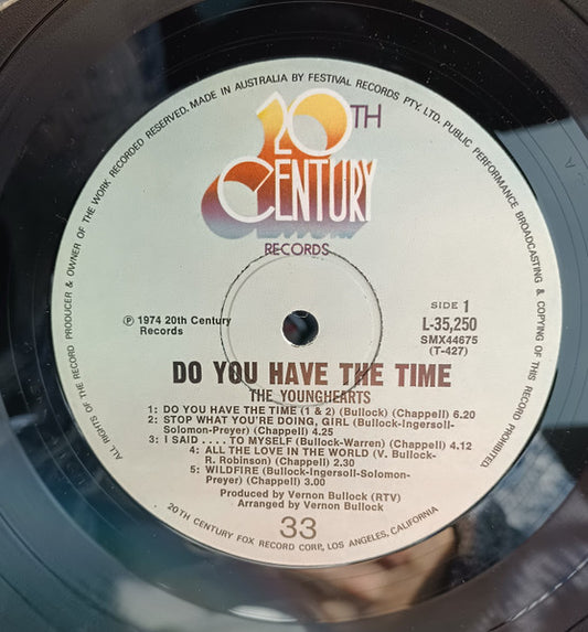 The Younghearts : Do You Have The Time (LP, Album)
