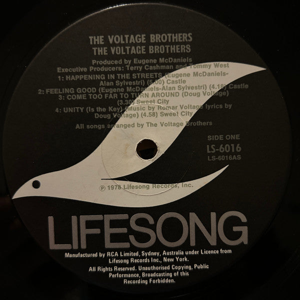 The Voltage Brothers : The Voltage Bros (LP, Album)