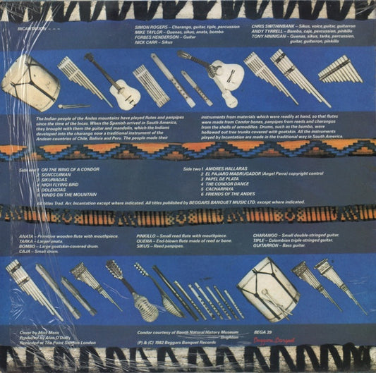 Incantation (2) : On The Wing Of A Condor (LP, Album)