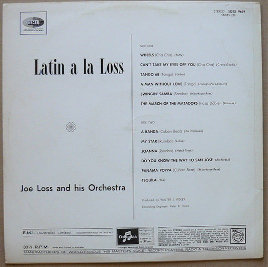 Joe Loss & His Orchestra : Latin À La Loss (LP, Album)