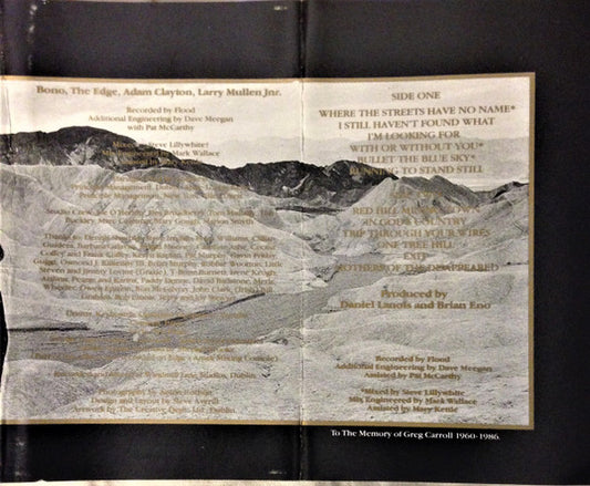 U2 : The Joshua Tree (Cass, Album, RE)