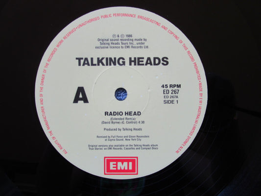Talking Heads : Radio Head / Hey Now (12")