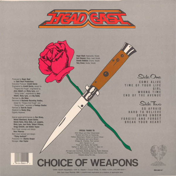 Head East : Choice Of Weapons (LP, Album)