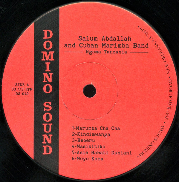 Salim Abdullah And Cuban Marimba Band : Ngoma Tanzania (LP, Comp)