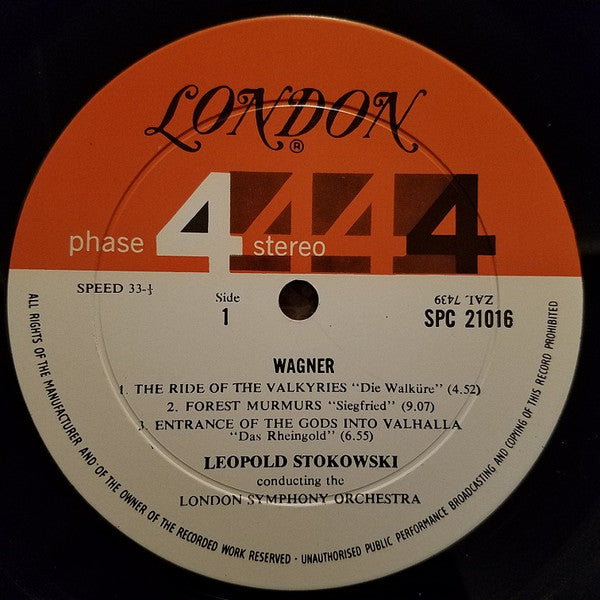 Leopold Stokowski / Richard Wagner, London Symphony Orchestra : Orchestral Masterpieces From The Ring Of The Niebelung (LP)