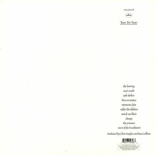 Tears For Fears : The Hurting (LP, Album, RE, RP, 180)