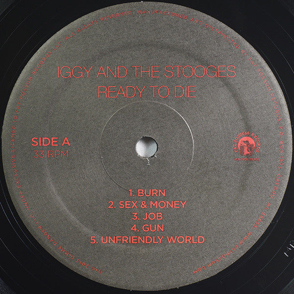 The Stooges : Ready To Die (LP, Album, RE)