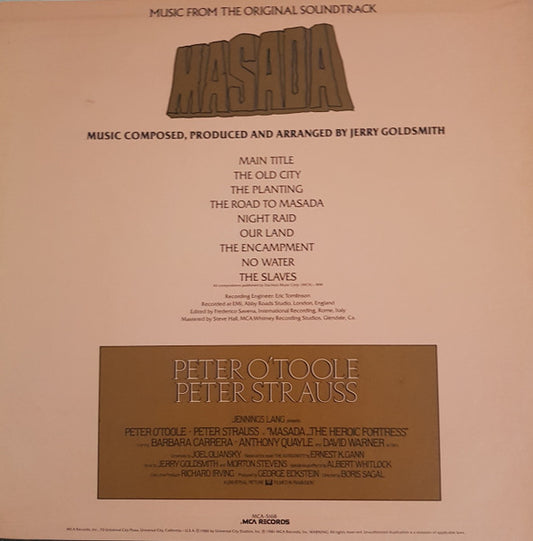 Jerry Goldsmith : Masada (LP, Album)