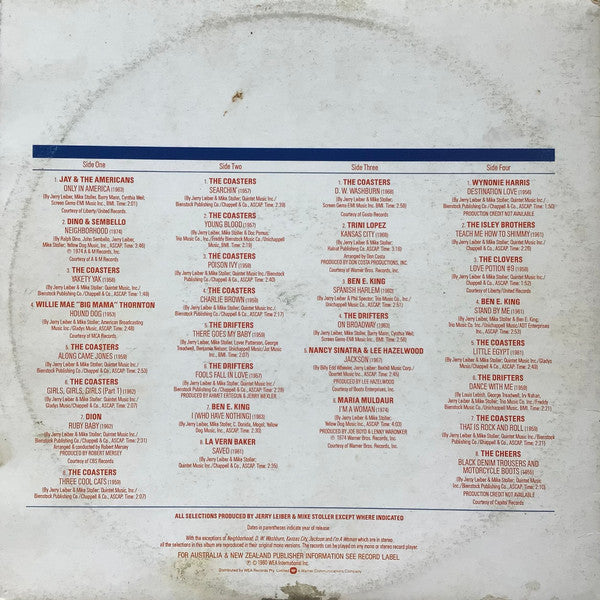 Leiber & Stoller : Only In America The Original Hits (2xLP, Album, Comp, Mono)