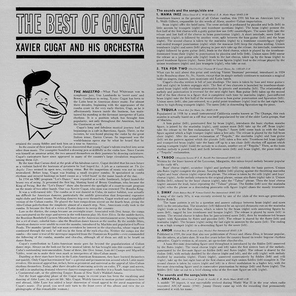 Xavier Cugat And His Orchestra : The Best Of Cugat (LP, Album, Gat)