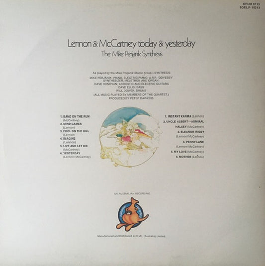 The Mike Perjanik Synthesis : Lennon & McCartney Today & Yesterday (LP, Album)