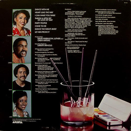 The Waters : Watercolors (LP, Album, San)