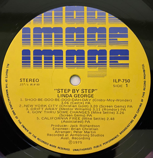 Linda George : Step By Step (LP, Album)