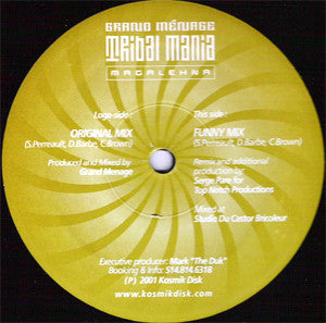 Grand Menage : Tribalmania (Magalehna) (12")