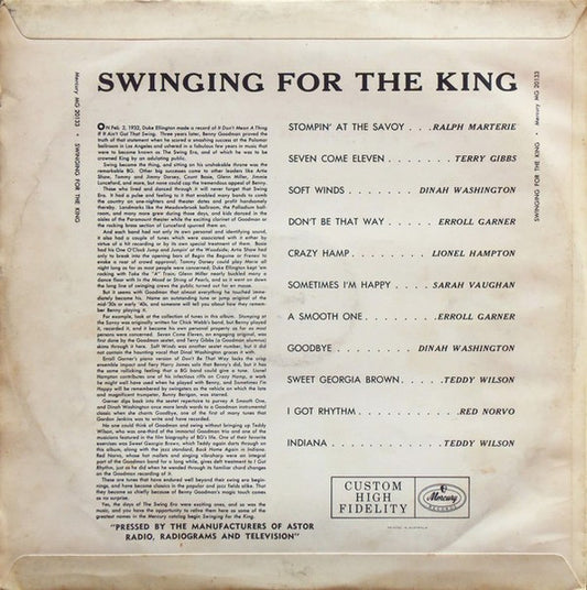 Various : Swinging For The King (LP, Album, Comp)