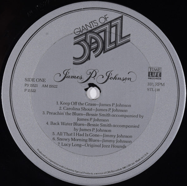 James Price Johnson : Giants Of Jazz: James P. Johnson (3xLP, Album, Comp + Box)