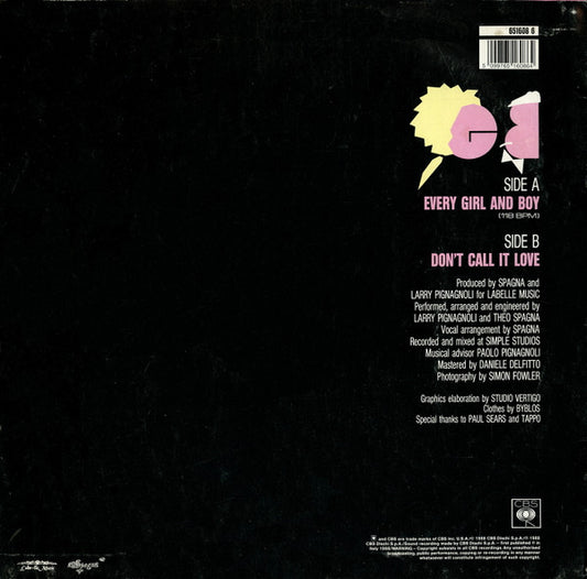 Spagna* : Every Girl And Boy (12")