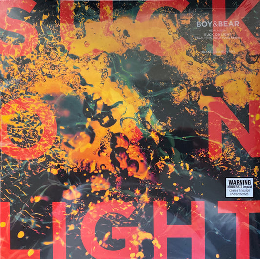 Boy & Bear : Suck On Light (LP, Album, Ora)