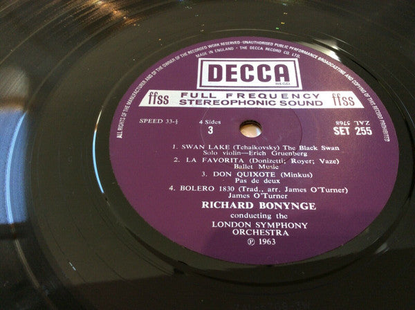 Richard Bonynge, London Symphony Orchestra : The Art Of The Prima Ballerina (2xLP, Nar)