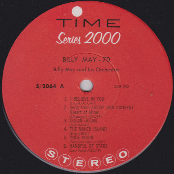 Billy May And His Orchestra : Billy May - 70 (LP, Album)