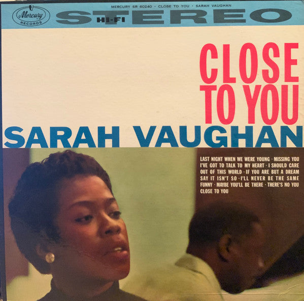 Sarah Vaughan : Close To You (LP, Album)
