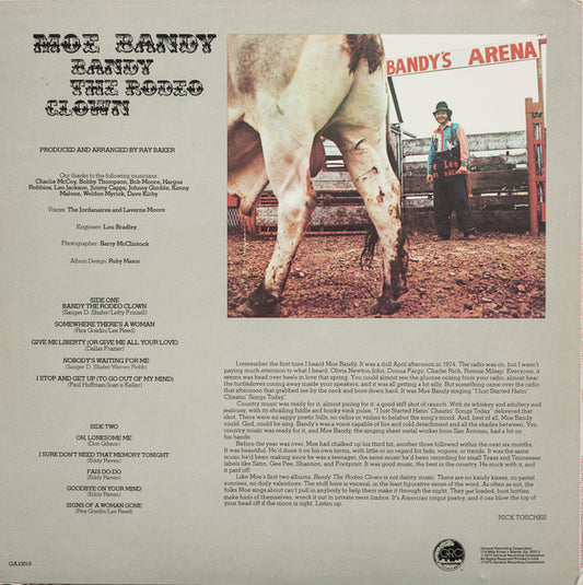 Moe Bandy : Bandy The Rodeo Clown (LP, Album)