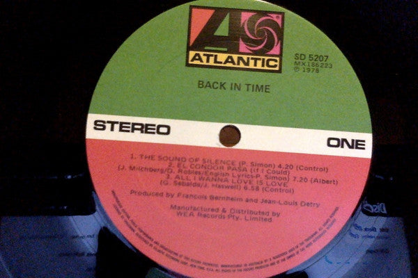 Back In Time : Back In time (LP, Album)