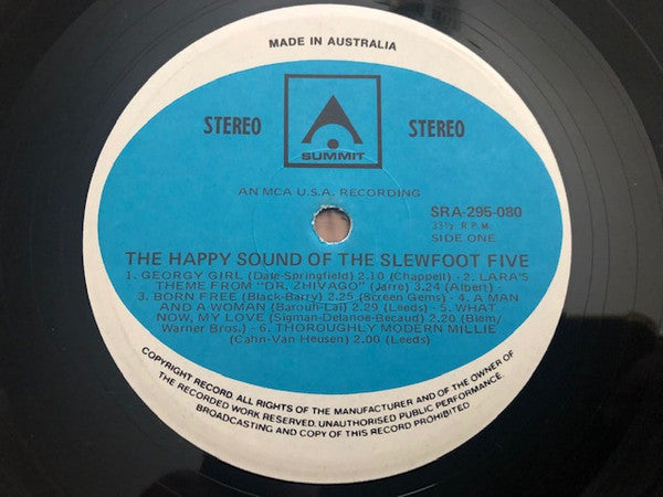 Grady Martin And The Slew Foot Five : The Happy Sound Of The Slewfoot Five (LP, Album)