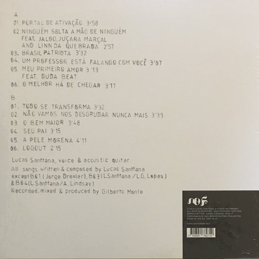 Lucas Santtana : O Céu É Velho Há Muito Tempo (LP, Album, Whi)