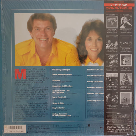 Carpenters : Yesterday Once More (Laserdisc, 12", S/Sided, Comp, RE, NTSC, CLV)