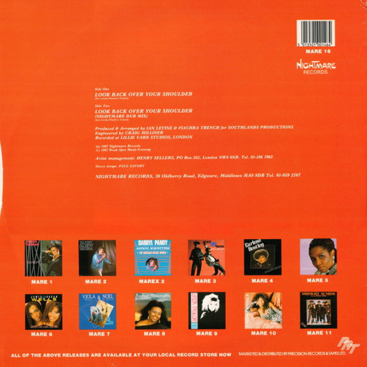 Archie Bell & The Drells : Look Back Over Your Shoulder (12")