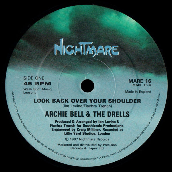 Archie Bell & The Drells : Look Back Over Your Shoulder (12")