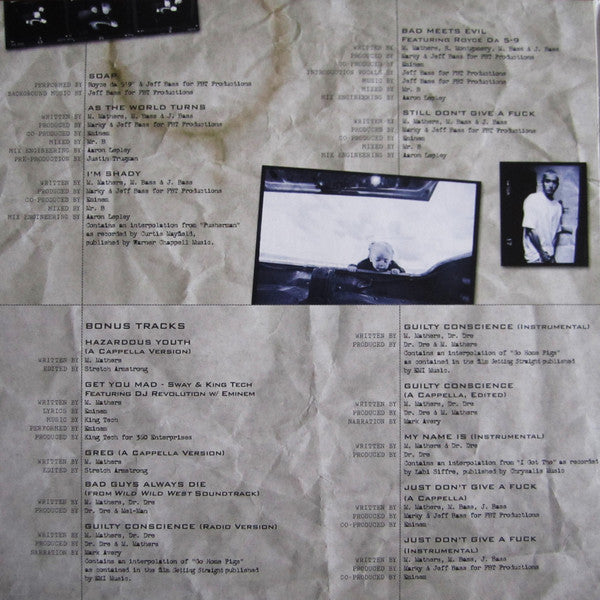 Eminem : The Slim Shady LP (Expanded Edition) (2xLP, Album, RE + LP, Comp)