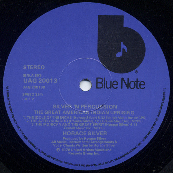 Horace Silver : Silver 'n' Percussion (LP, Album)