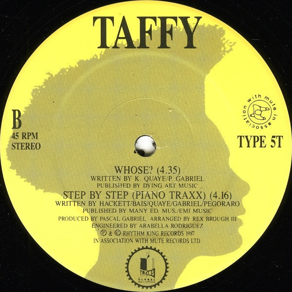 Taffy : Step By Step (12", Single)