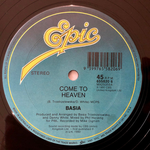 Basia : Cruising For Bruising (Extended Mix) (12", Maxi)
