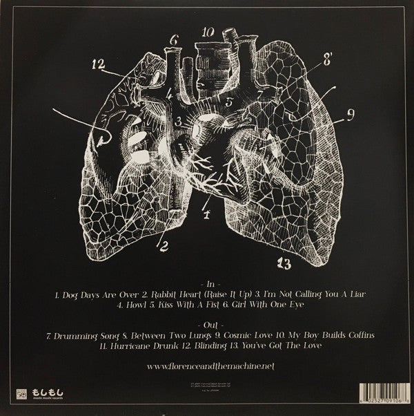 Florence And The Machine : Lungs (LP, Album, RE, Gat)