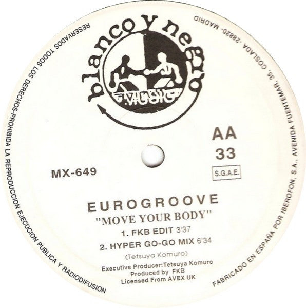 Eurogroove : Move Your Body (12")