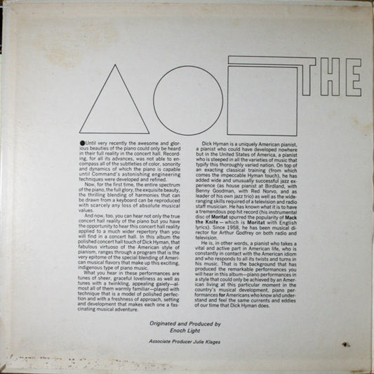 The Dick Hyman Trio : The Dick Hyman Trio (LP, Album, Gat)