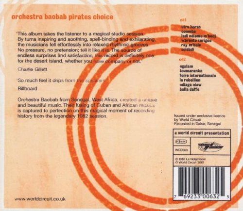 Orchestra Baobab : Pirates Choice (2xCD, Album, RE, RM)