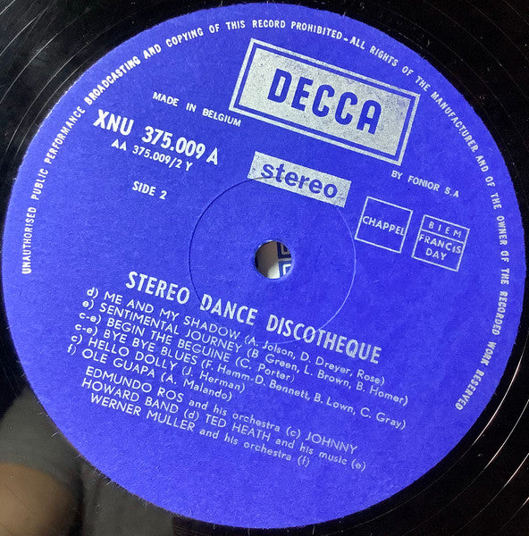 Various : Stereo Dance Discotheque (2xLP, BOX)