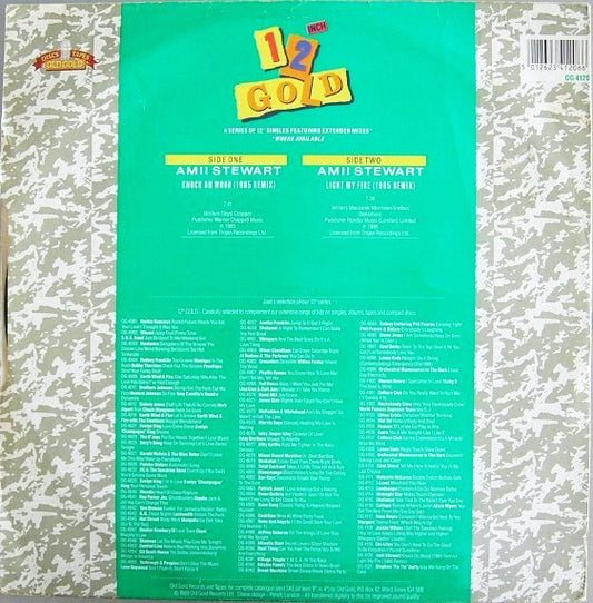 Amii Stewart : Knock On Wood (1985 Remix) / Light My Fire (1985 Remix) (12")