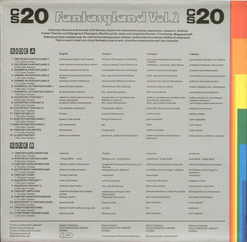 John Tender : Fantasyland Vol. 2 (LP)