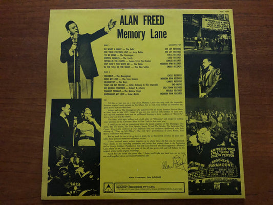 Various : Alan Freed's Memory Lane (LP, Comp, RE)