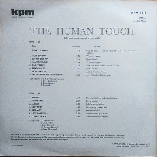 Various : The Human Touch (LP)