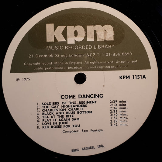Sam Fonteyn : Come Dancing (LP)