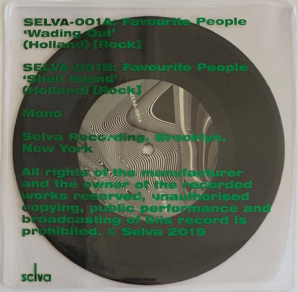 Favourite People : Wading Out / Shell Island (7", Single, Mono, Ltd)