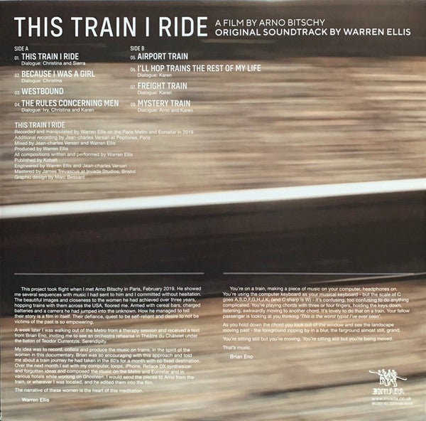 Warren Ellis : This Train I Ride (Original Soundtrack) (LP, Album)