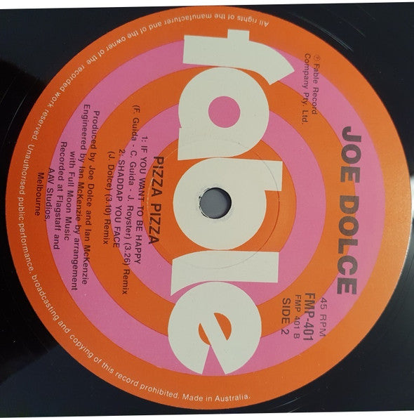 Joe Dolce : Pizza Pizza (12", Maxi)